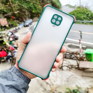 Redmi Note 9S / note 9 Pro / Max ốp lưng nhám viền màu chống sốc các góc cho Điện thoại Minote9s