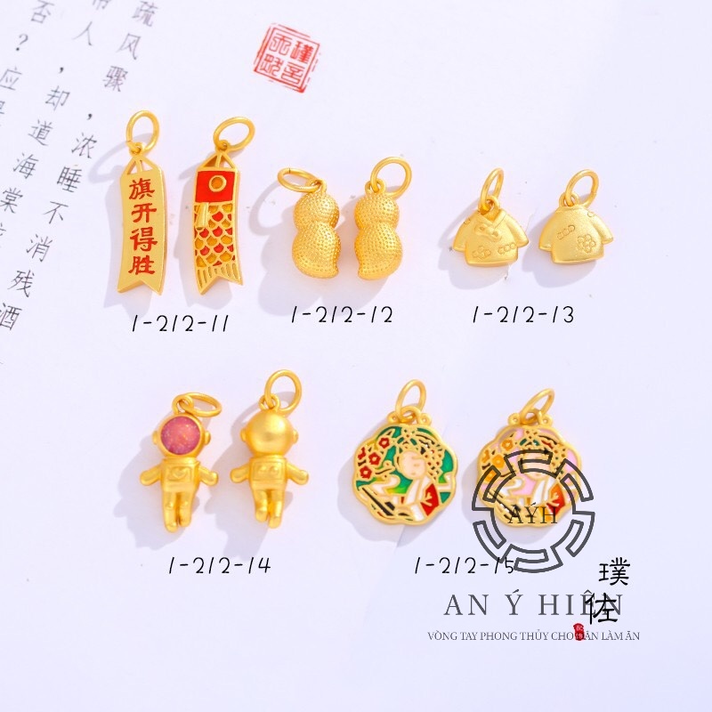 Charm Khóa cá Koi #C206 ( An Ý Hiên)
