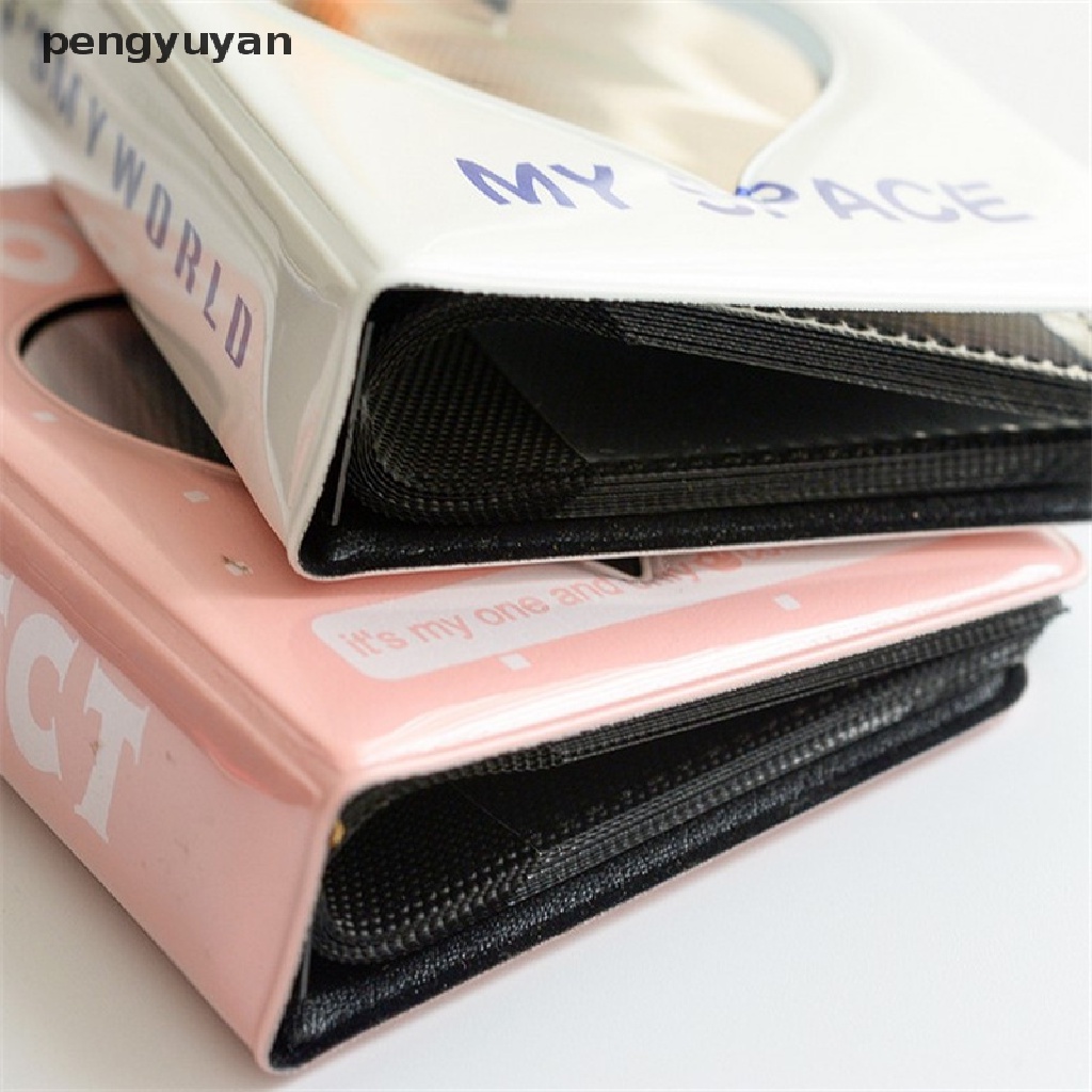 [pengyuyan] Album Sưu Tầm Thẻ Ảnh Rỗng Tròn Họa Tiết Ngôi Sao Hoạt Hình