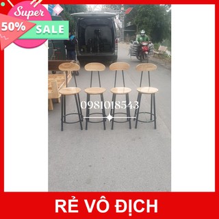 GHẾ QUÂY BAR(Chân Sắt Tĩnh Điện,GỖ CAO SU 100%)Cho QUÁN CAFE,NHÀ HÀNG
