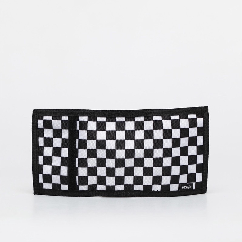 Vans Slipped B&amp;W Wallet | Ví Vans Gấp Checkerboard Trắng Đen