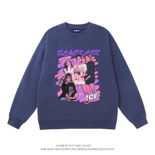 Áo sweater BLACKPINK basic năng động dễ phối đồ