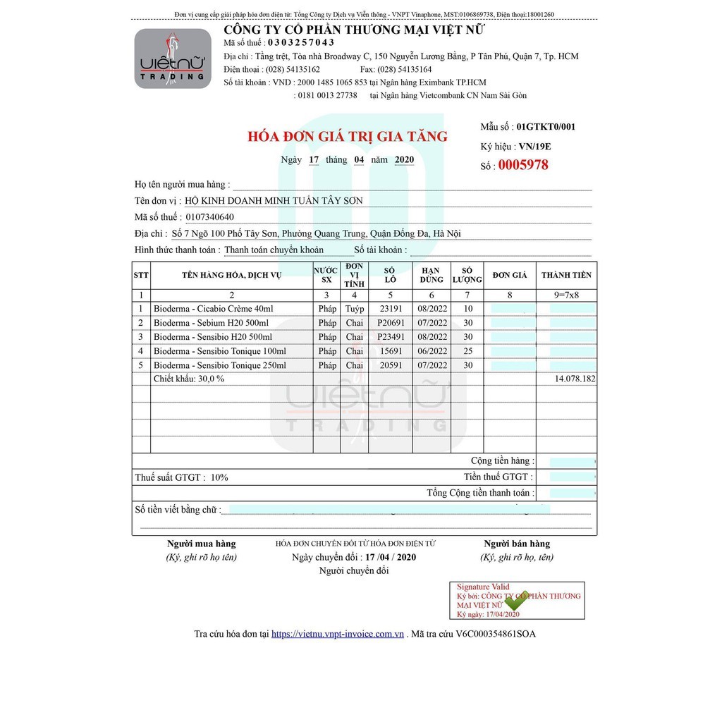 Kem dưỡng Bioderma Cicabio Creme