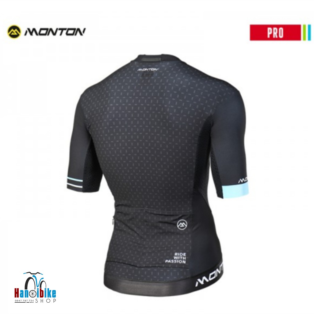 Áo đạp xe ngắn tay Monton PRO VENUCIA BLACK