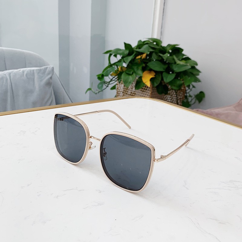 Kính mát nữ thời trang gọng vuông mắt kính chống tia UV phong cách Hàn Quốc đẹp giá rẻ ABICA 208