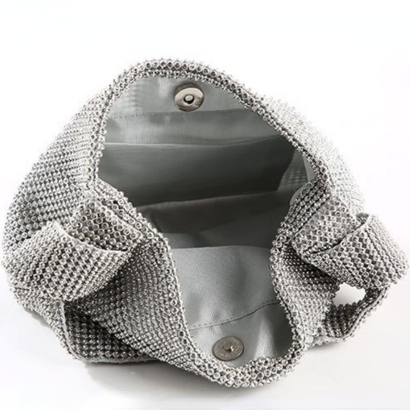 Túi Xách Đính Đá Thủ Công Thắt Nút Thời Trang Cho Nữ