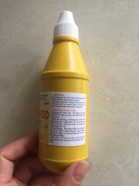 Cồn sát trùng vết thương POVIDON IOD 150ml