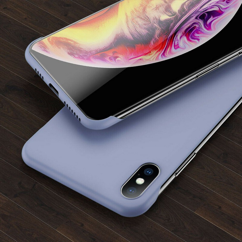 Ốp điện thoại siêu mỏng không viền cho iphone 6 6s plus 7 8 plus X XR XS Max