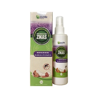 xịt muỗi thảo dược hãng Zikas