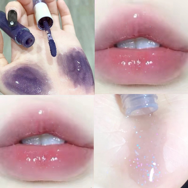 Son Bóng Hai Đầu Trong Suốt Dưỡng Ẩm Làm Mờ Đường Viền Môi Thương Hiệu Cappuvini