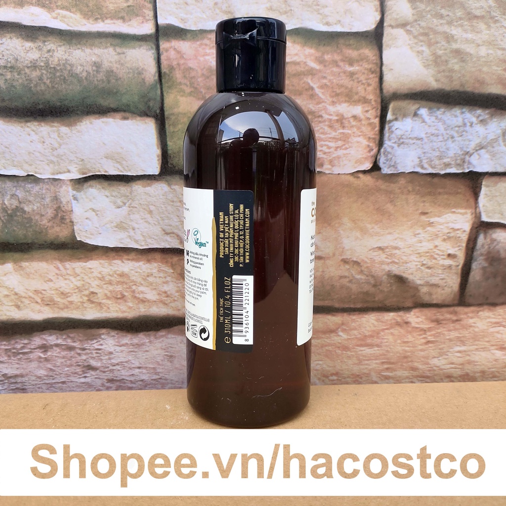 Toner Cocoon Nước Bí Đao cân bằng da 310ml , 140ml từ tự nhiên cấp ẩm cho làn da luôn mịn màng Hong1008