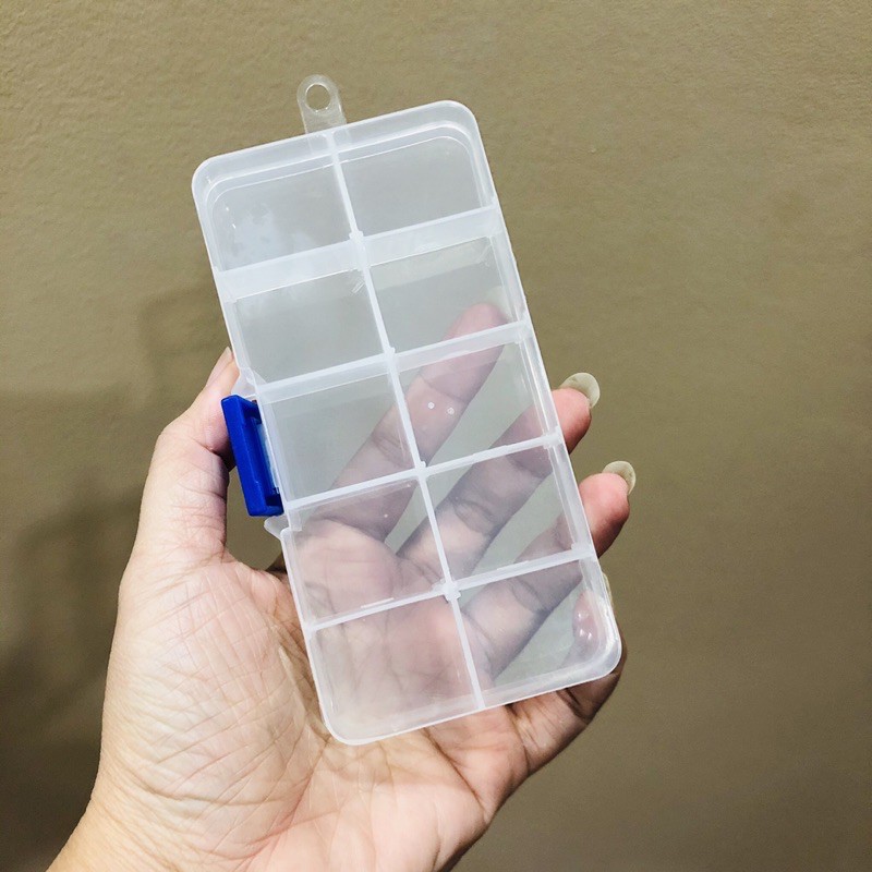 Hộp Nhựa Chia Nhiều Ngăn Nhỏ Gọn Đựng Linh Kiện/ Phụ Kiện Tiện Lợi