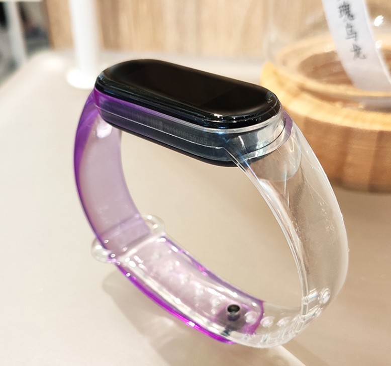 Dây Đeo Thay Thế Chất Liệu Silicon Màu Gradient Cho Xiaomi Mi Band5 4 3