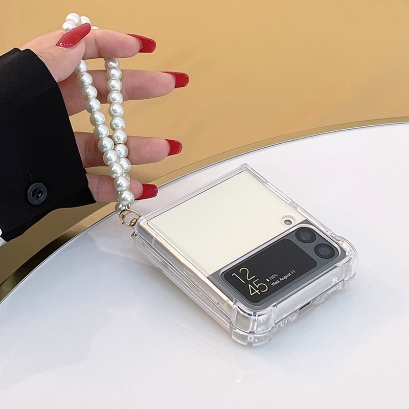 Ốp Điện Thoại Trong Suốt Chống Sốc Cho samsung galaxy z flip 5 4 3 flip5 flip3 flip4 5g