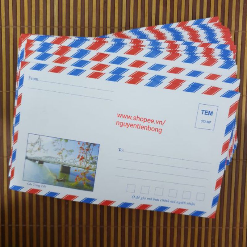 100 phong bì đẹp có keo Dán