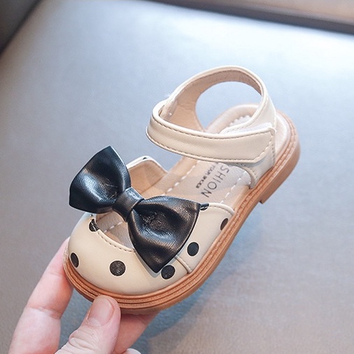 DBG105.24 Giày dép sandal cho bé gái hoạ tiết chấm bi xinh size 21/30