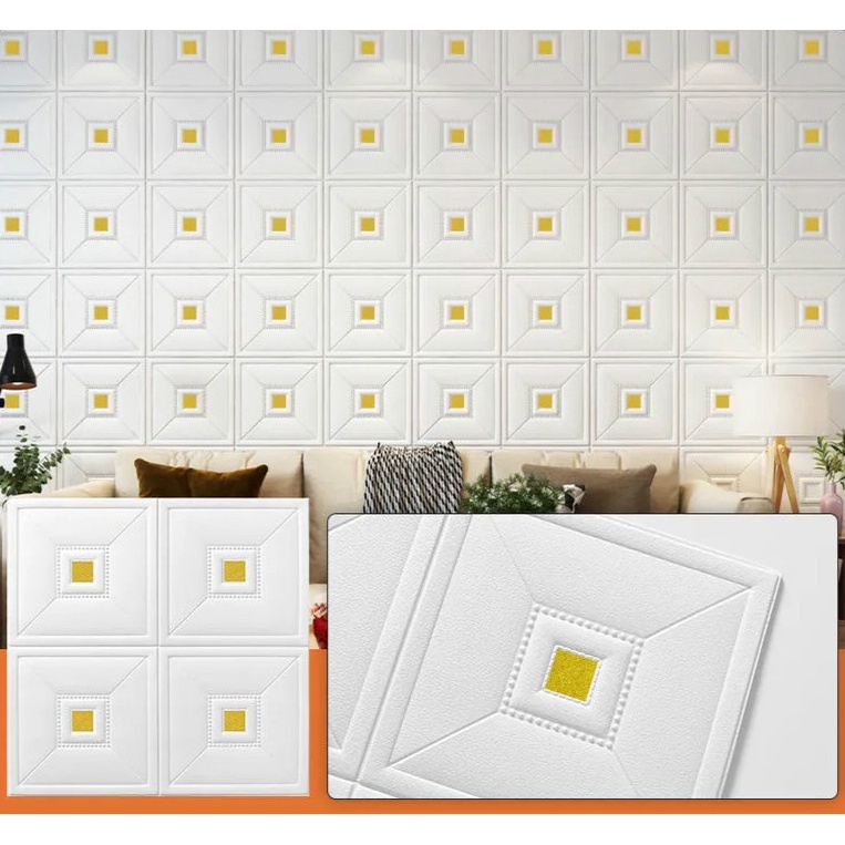 Miếng Dán Tường Bằng Xốp XPE 3D Tự Dính Chống Thấm Nước Trang Trí Phòng Ngủ Cho Bé DIY Mới