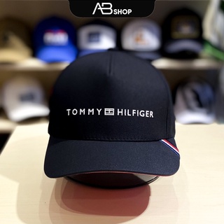 Mũ lưỡi trai tommy 3 sọc đen trắng đỏ và xanh navy