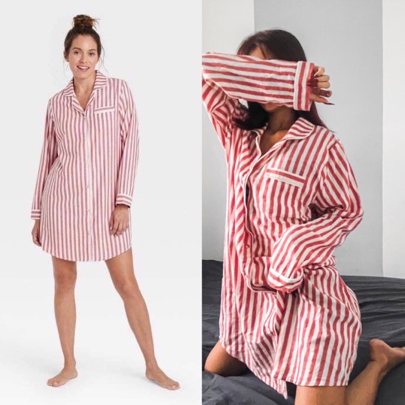 Váy sơ mi dài tay cotton thu đông có cúc cài mềm dễ chịu XUẤT XỊN ẢNH THẬT