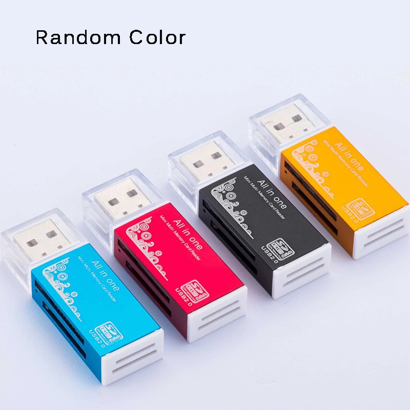 Đầu Đọc Thẻ USB 2.0 All in One Đọc Thẻ SD/SDHC/MMC/RSMMC/MS/MS Duo/MS PRO Duo/Micro Ms [M2]/T-Flash Micro SD