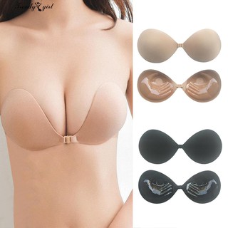 Áo ngực dán hở lưng không dây có nâng chất liệu dày dặn