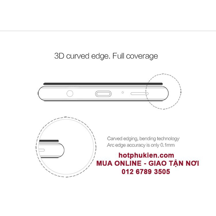 [BH 1 ĐỔI 1] Miếng dán cường lực full màn hình 3D Samsung Galaxy S9 chính hãng Nillkin Cp + Max