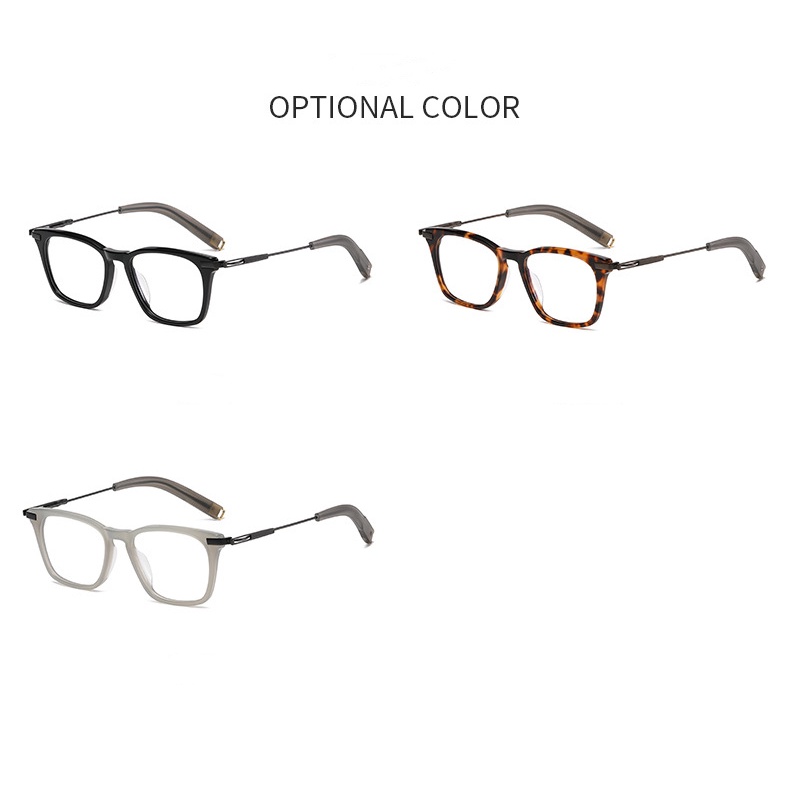 Kính Mát Tròng Vuông Viền Cong Chất Liệu Hợp Kim Titan Phong Cách Cổ Điển Thời Trang Cho Nam Nữ DLX405 DLX405 2022