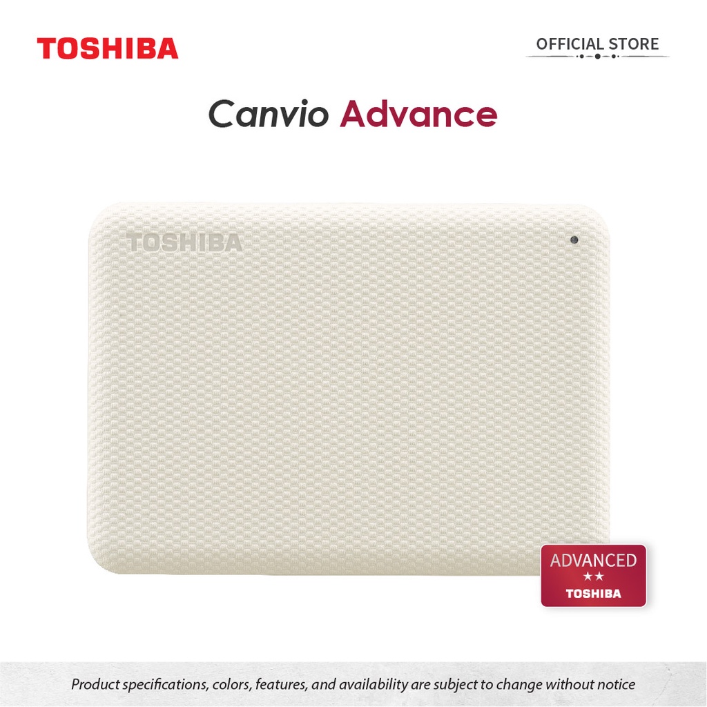 Ổ cứng di động HDD Toshiba Canvio Advance 1TB - Tặng túi chống sốc chính hãng | BigBuy360 - bigbuy360.vn