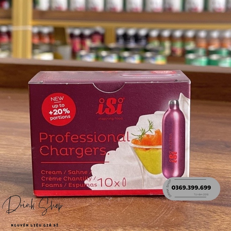 Ga ISI Cho bình xịt kem, bình soda