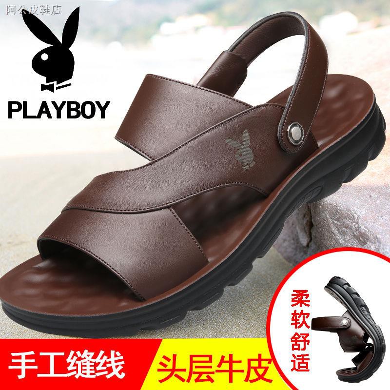 Playboy Giày Sandal Chống Trượt Chống Thấm Nước Thời Trang Cho Nam