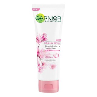Sữa rửa mặt Garnier Sakura White 100ml - Thái Lan chuẩn auth