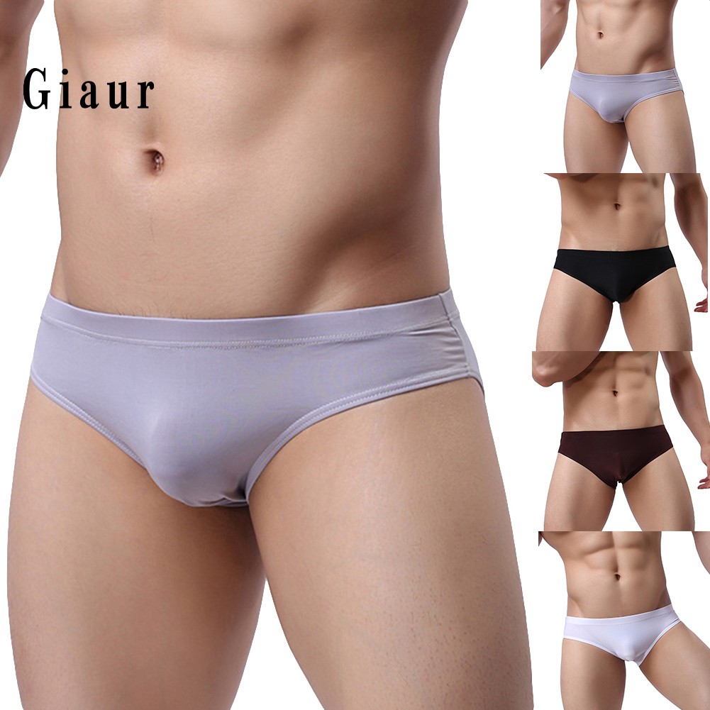 Quần Lót Lụa Co Giãn Màu Sắc Thời Trang Cho Nam