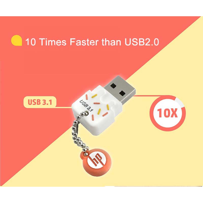 Ổ nhớ flash cổng USB3.1 chất liệu silicon hình que kem đáng yêu tiện dụng cho OTG DJ | BigBuy360 - bigbuy360.vn
