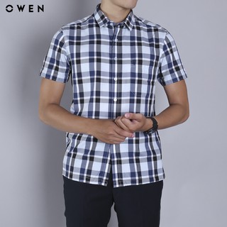 Áo sơmi nam ngắn tay Owen - BA81098N