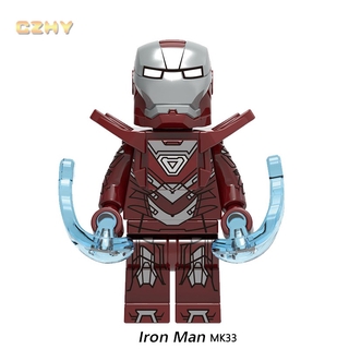 Bộ Đồ Chơi Lắp Ráp Nhân Vật Ironman Mark 45 17 Mark 33 Mark 43 XH1339