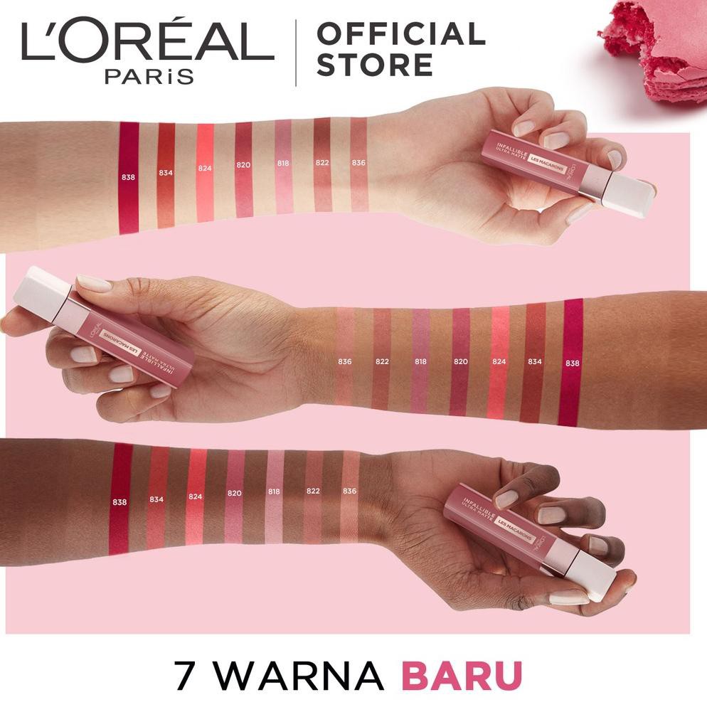 (Hàng Mới Về) Son Kem Lì 'Oreal Paris Màu Sắc Macarons | BigBuy360 - bigbuy360.vn
