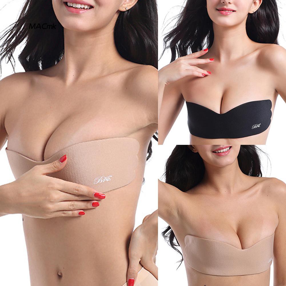 Áo Ngực Dán Silicone Không Dây Nâng Ngực Cho Nữ Mac1