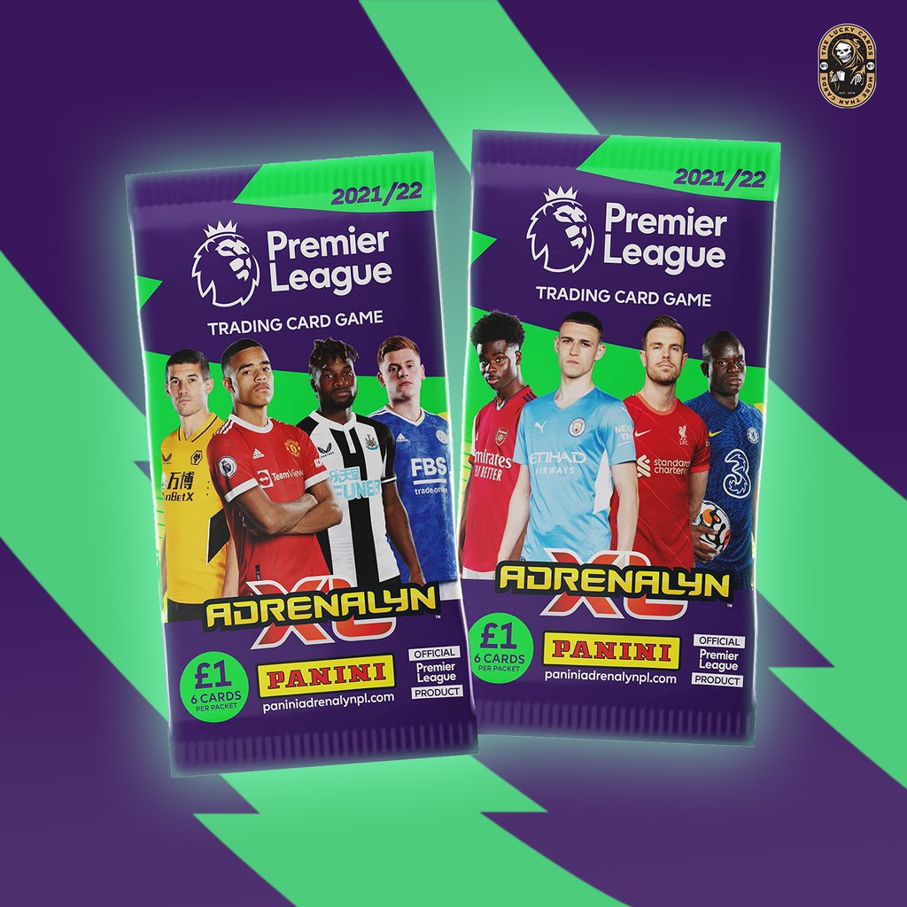 Pack 6 thẻ Premier League Adrenalyn XL | Thẻ cầu thủ bóng đá chính hãng | The Lucky Cards