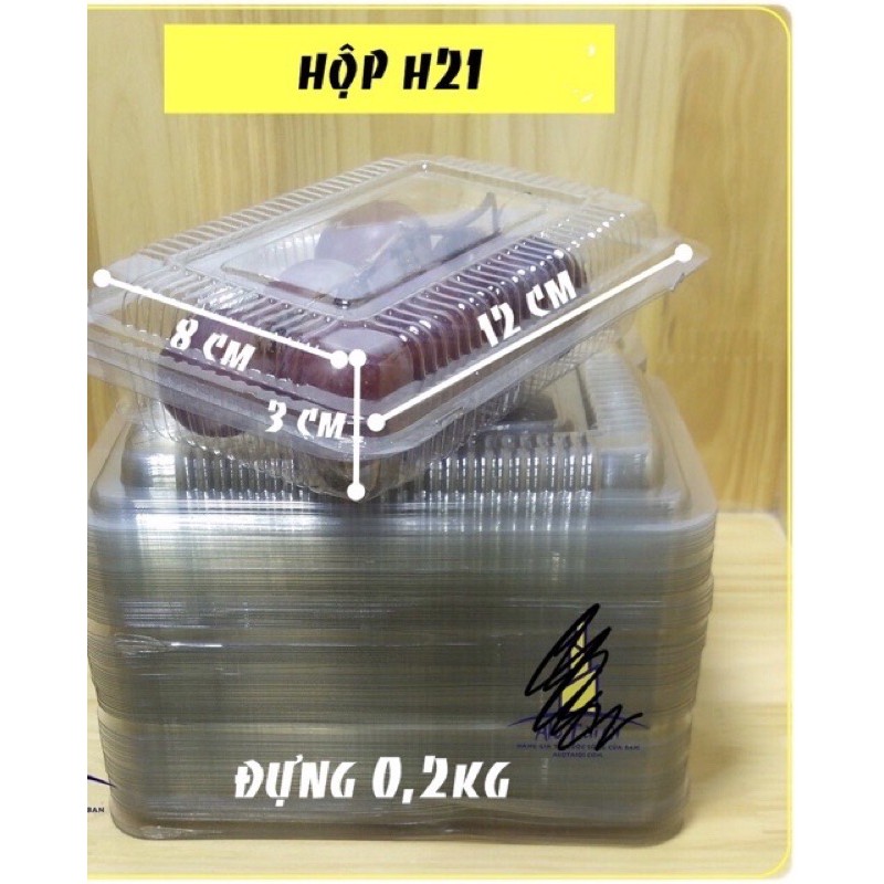 Set 100 hộp nhựa dùng 1 lần H23 H21