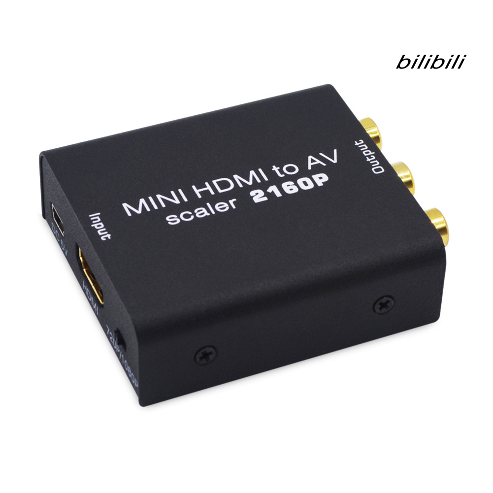 Bộ Chuyển Đổi Âm Thanh G1Bilibili Mini Hdmi-Compatible 1.4b Sang Av 4kx2k 1080p Sang 3rca Cvbs