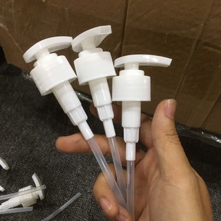 Vòi nhấn, đầu ấn fi28 cho chai 500ml và 1000ml, hàng có sẵn