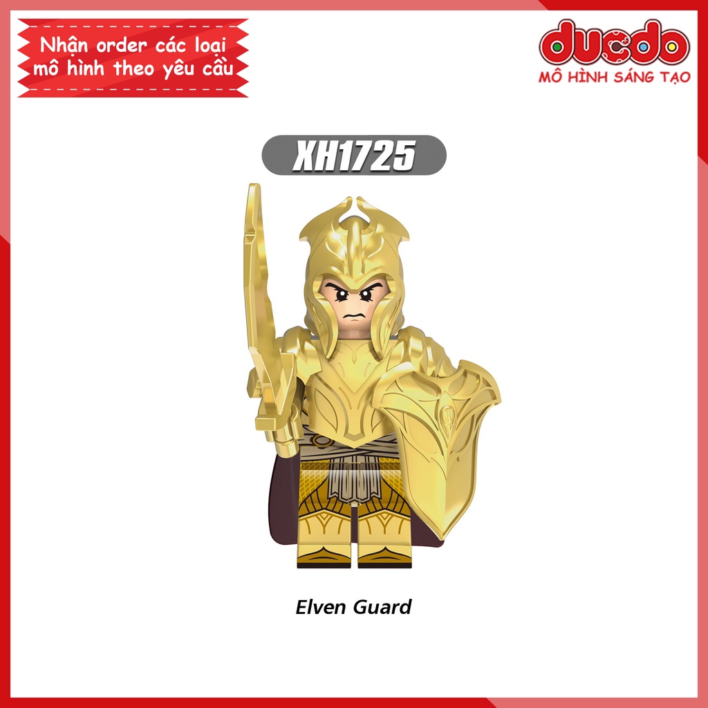Minifigures nhân vật chiến binh Elves phim Chúa Tể Những Chiếc Nhẫn - Đồ chơi Lắp ghép Xếp hình Mô hình Mini XINH X0315