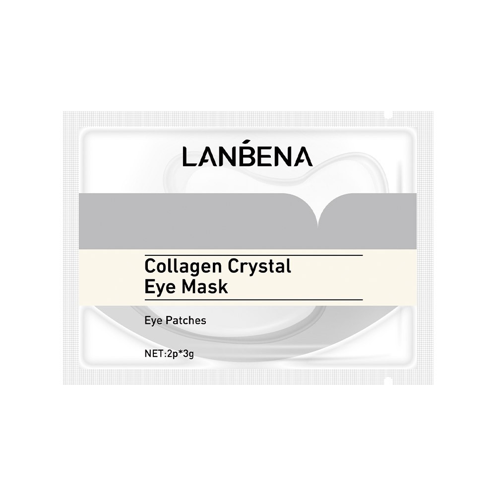 Bộ 10 mặt nạ mắt Lanbena Collagen dưỡng ẩm chăm sóc da 3g