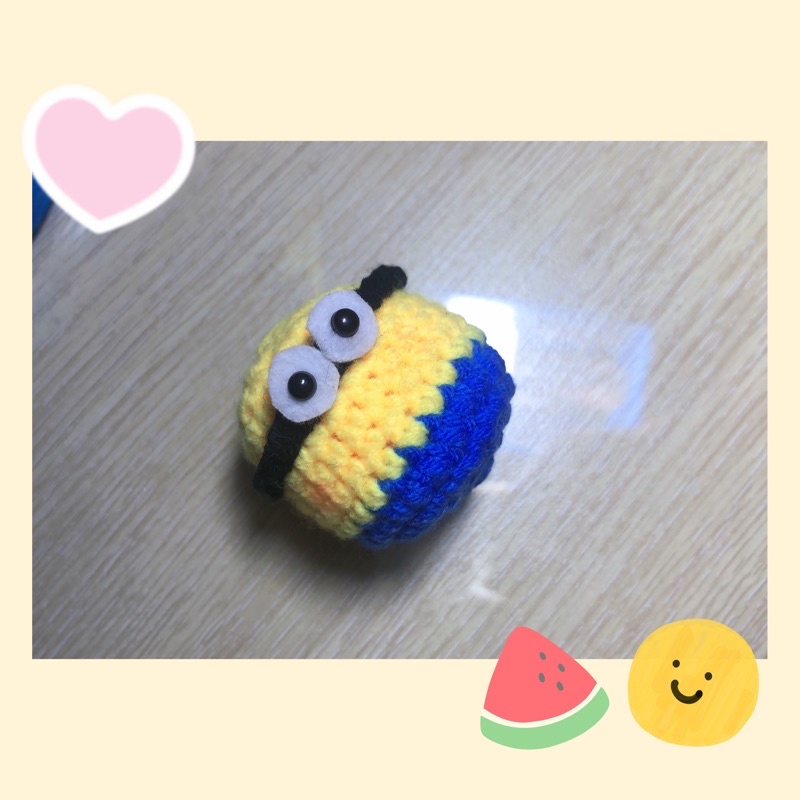 [Handmade] Móc khoá len minion