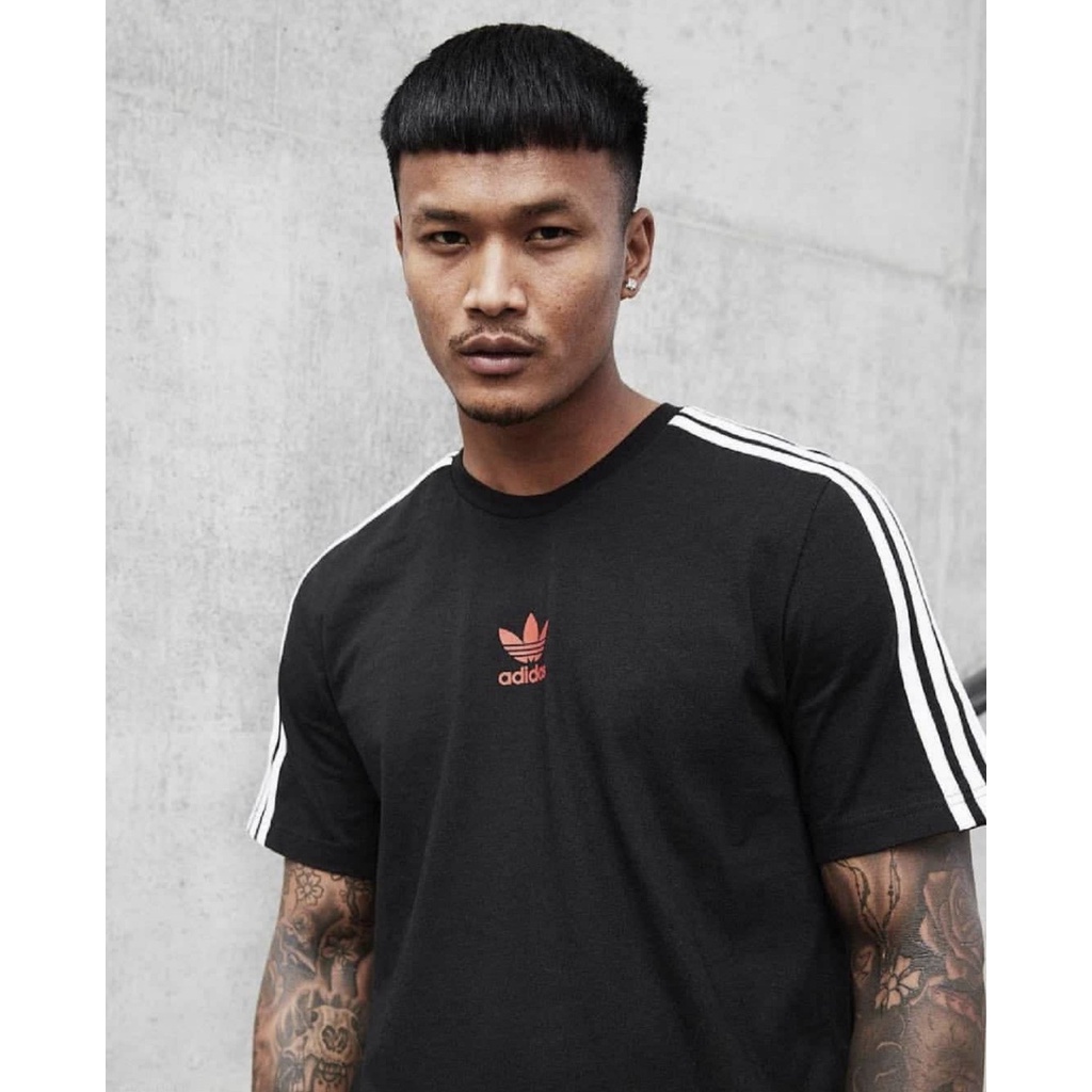 (HÀNG XUẤT XỊN) Áo das đen 1678 STICKER TEE Made in Cam/bo/dia full-tag-code  Size XS S M L