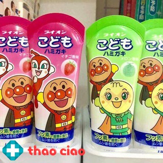 Kem đánh răng trẻ em Lion của Nhật
