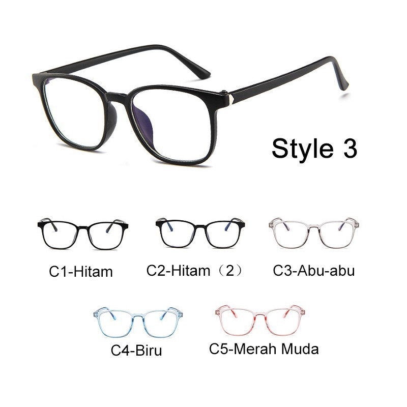 Kính mắt chống bức xạ thời trang Hàn Quốc cho nam nữ