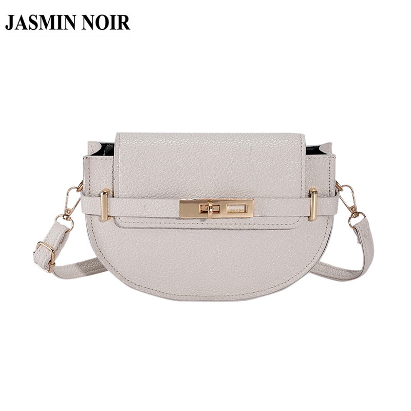 Túi Xách JASMIN NOIR Da PU Có Khóa Thời Trang Dành Cho Nữ