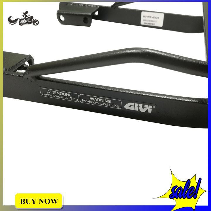 Baga sau Givi gắn xe máy Honda Wave 125 - Phân Phối Chính Hãng