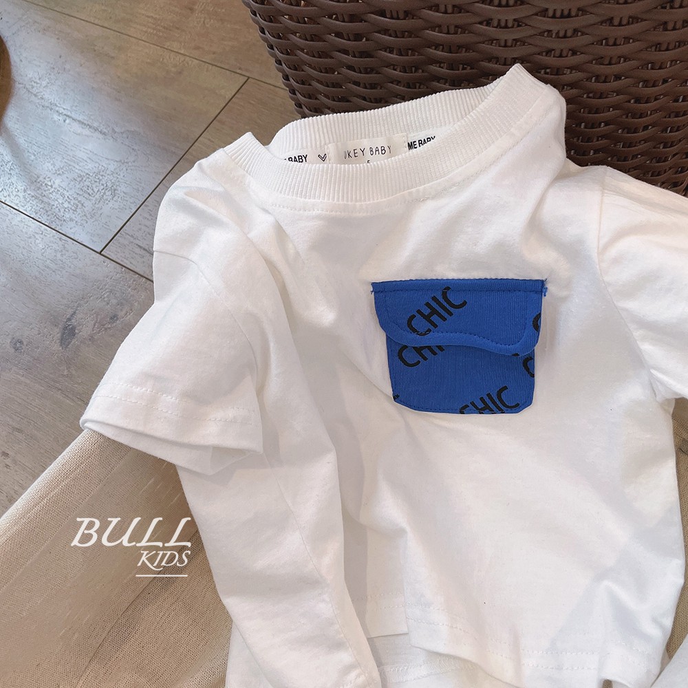 Áo phông trắng cho bé trai CHIC Chất đẹp Quảng Châu Cao Cấp
